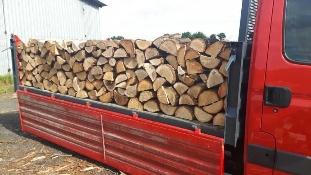 Drewno Opałowe Kominkowe Buk Grab Sezonowany Transport