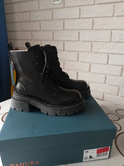 Buty skórzane Badura