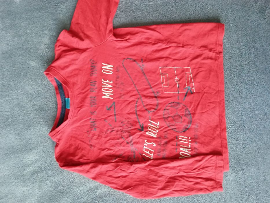 Koszulki długi rękaw, r. 128. 6 sztuk