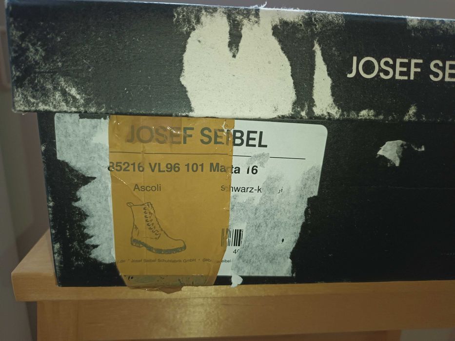 Josef Seibel Marta nowe botki trapery trzewiki 38