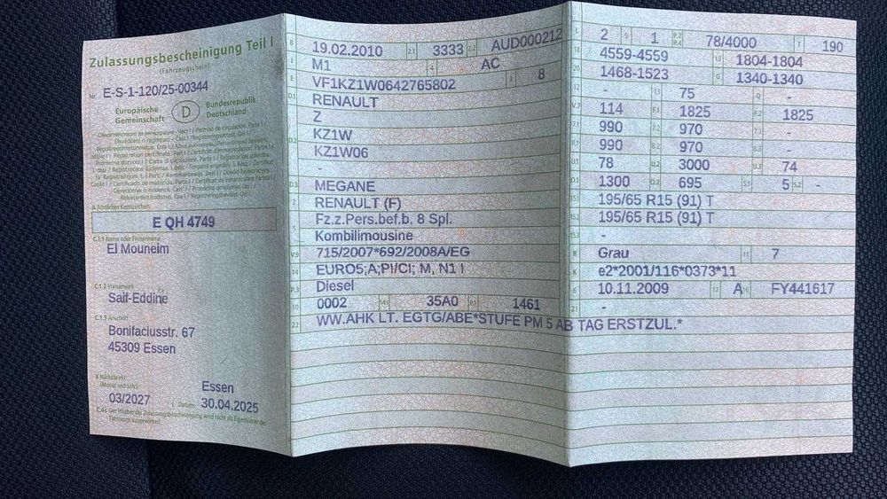 Renault Megane 2010 1.5 К9К Дизель з Німеччини