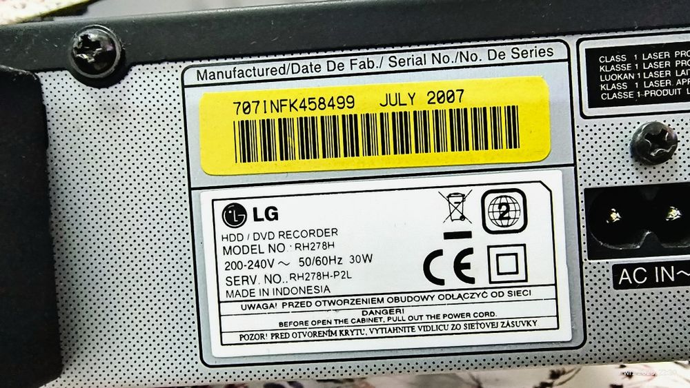 Nagrywarka DVD LG