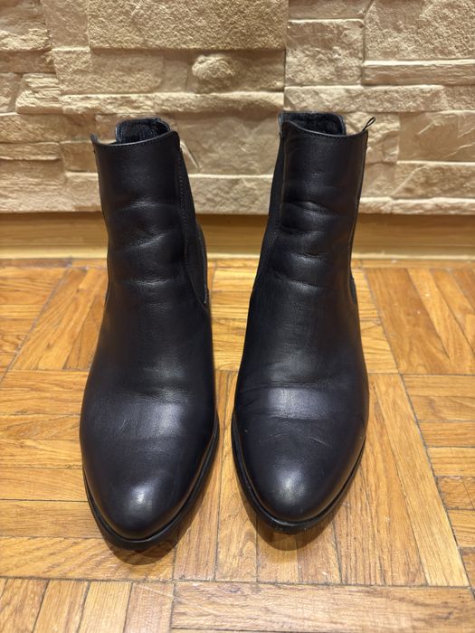 Sprzedam skórzane sztyblety - botki Wojas 41 r