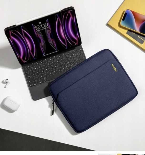 Tomtoc Sleeve - iPad 10,9" / iPad Pro 11", ciemnoniebieski Slim Etui