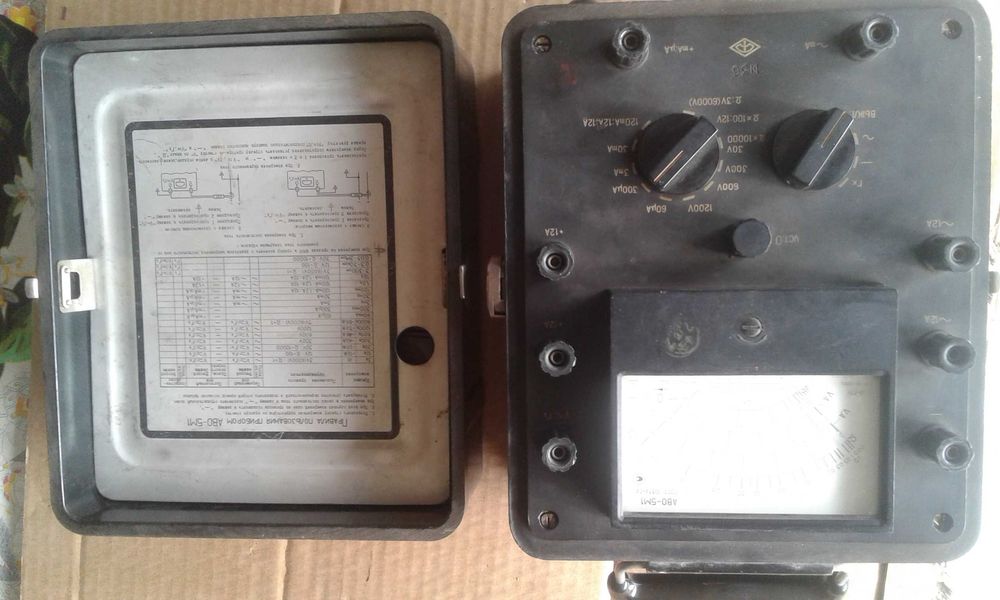 АмперВольтОмметр Тестер АВО-5М1, Ц-4328 (ссср)