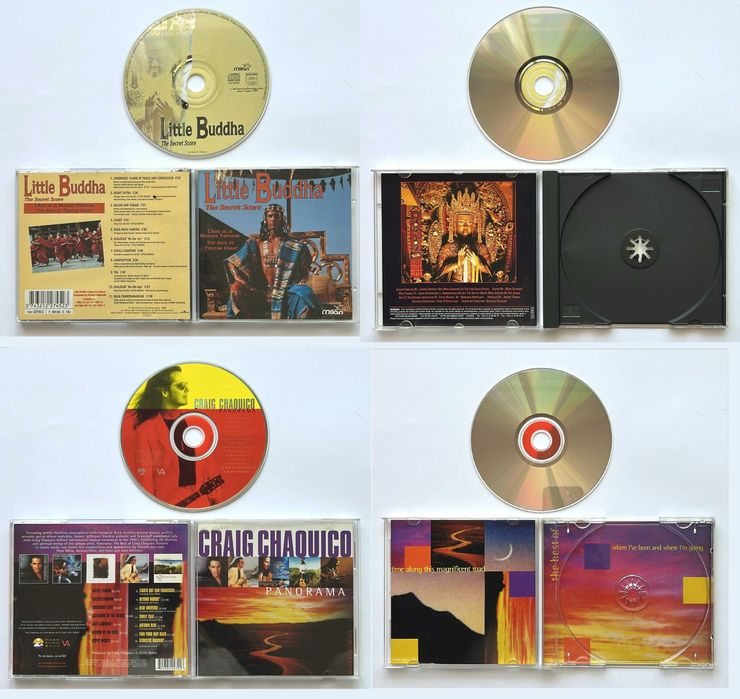 Coleção CDs Des'ree, Erykah Badu, Gardiner Monteverdi Choir, Little Buddha, Craig Chaquico, Relaxation & Meditation