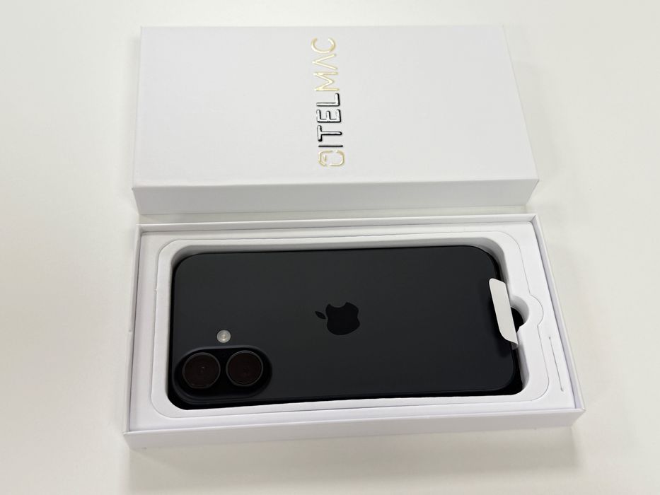 Apple iPhone 16 128GB 5G NOWY • Czarny • Gwarancja • Raty 0%