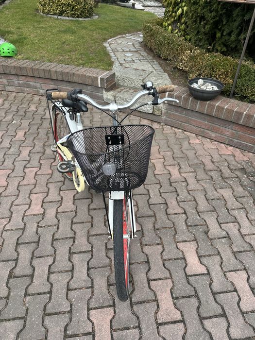 Rower dziewczecy 24 cale + kask