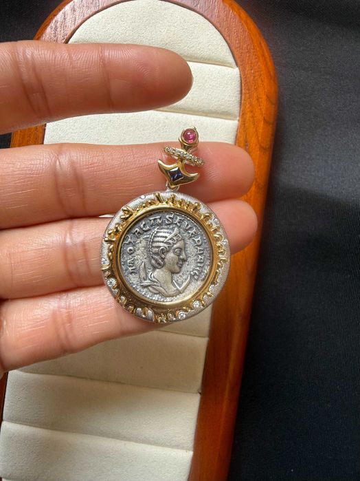 Pendentes em Prata 925 - Estilo Vintage e Moeda Antiga | Sterling Silver Pendants