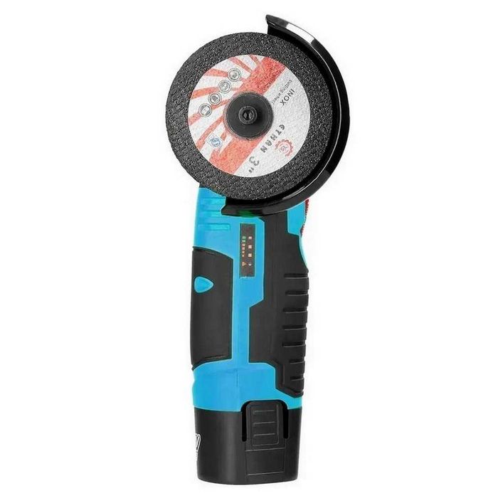 Аккумуляторная мини болгарка в кейсе два аккумулятора Li-Ion 12 В