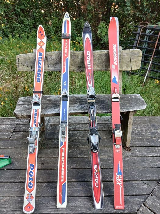 Zestaw nart retro Blizzard, Fischer, Head, Rossignol – OKAZJA