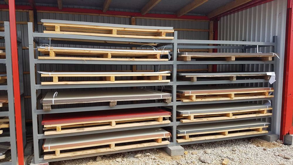 Blacha płaska obróbkowa w arkuszach powlekana poliester połysk mat