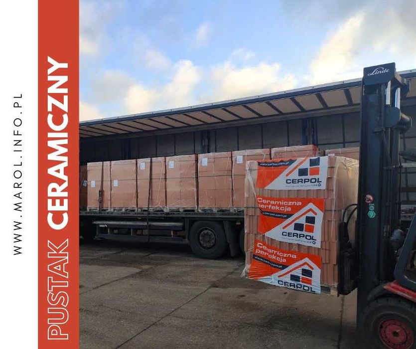 Pustak ceramiczny mega max 25pw Cerpol Kozłowice jak porotherm