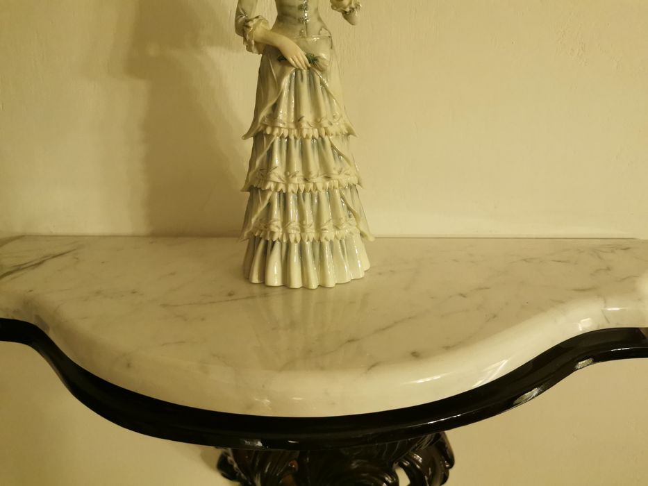 Konsola podwieszana  z kamiennym marmurowym blatem - Rad-Pol