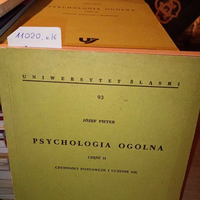 Psychologia ogólna cz. II Józef Pieter