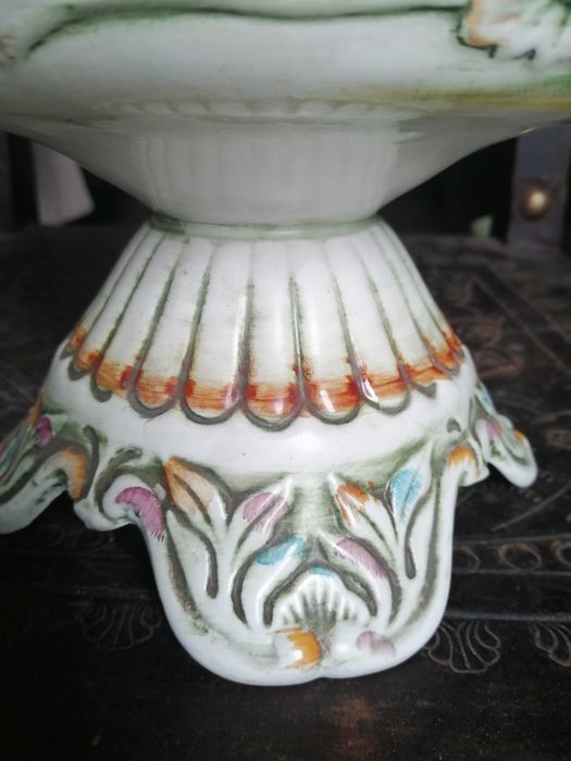 boleira antiga , porcelana capidimonte italia