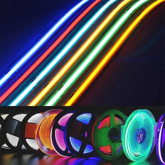 Taśma LED COB 12v 320 LED/m (Niebieska/Czerwona/Ice Blue i inne)