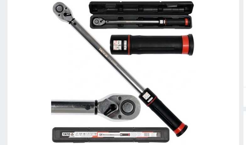 KLUCZ Dynamometryczny YATO 1/2'' 20-220Nm 481mm + Walizka +GRATIS