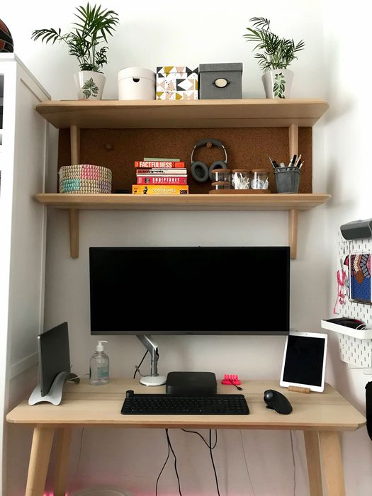 Monitor arm by Human Scale - all accessories included