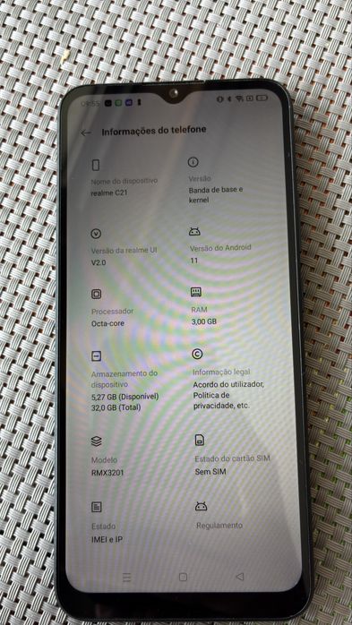 Smartphone Android Realme C21