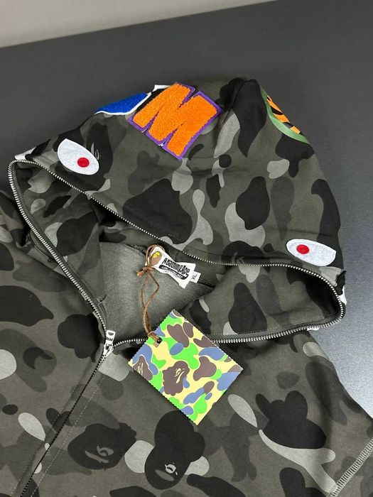 Зіп худі Bape Grey