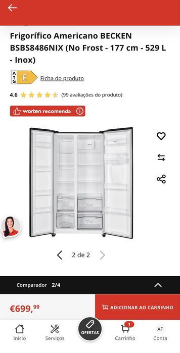 Frigorifico americano becken