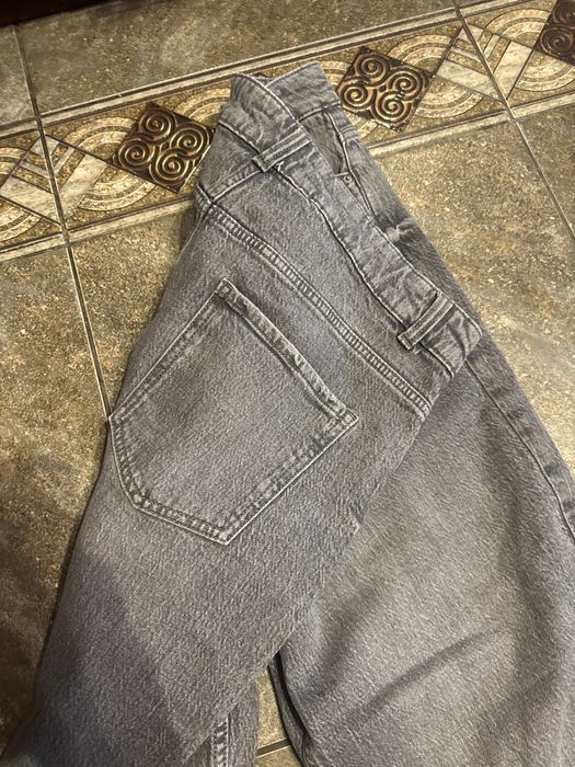 Сірі джинси мом 44 розмір