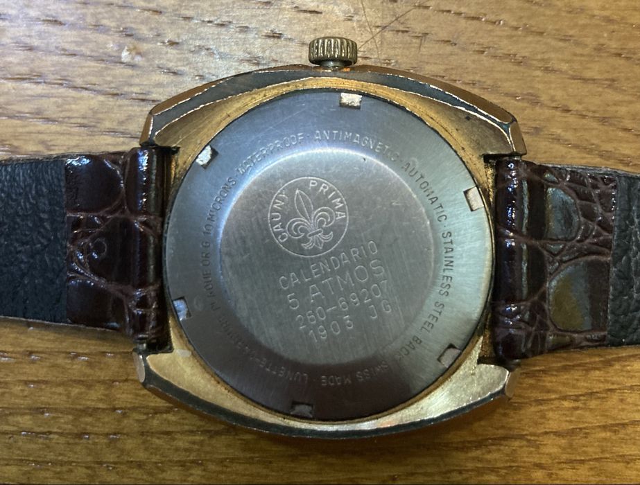 Relógio Caunymatic incabloc de 25 rubis