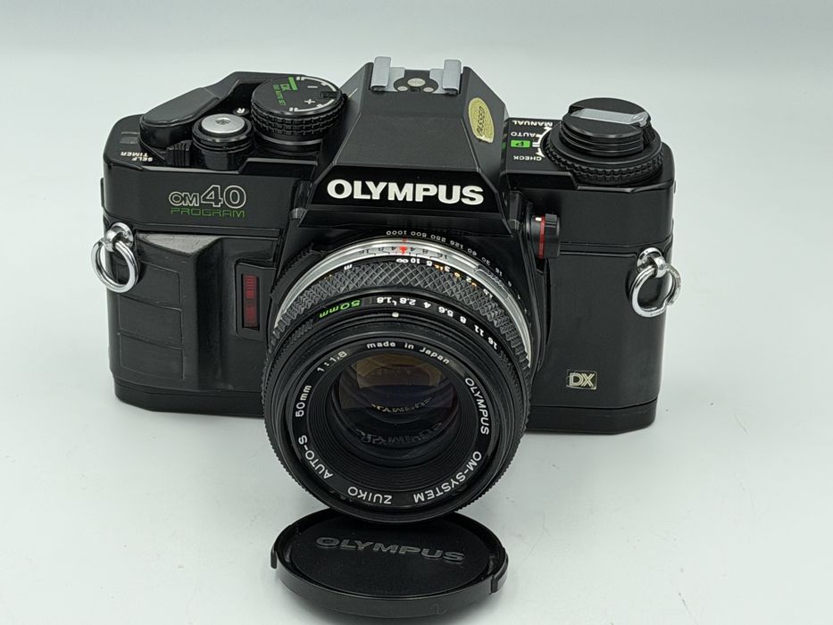 Olympus OM-40 Program + Zuiko Auto-S 50mm f/1.8 – stan TOP nowe uszczelnienia.