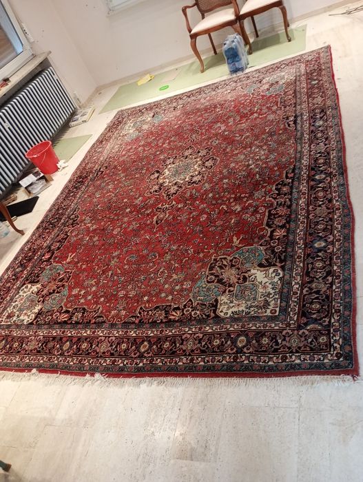 Ekskluzywny Dywan Perski BIDJAR 344x245 cm – Ręcznie Wiązany, 100% Wełna, Certyfikat