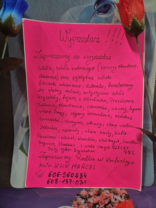 Kryształy misy wazony popielniczki itp