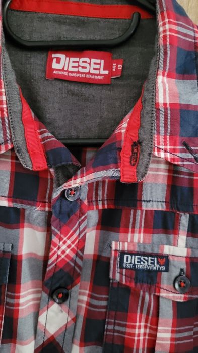 Koszula w kratkę męska Diesel