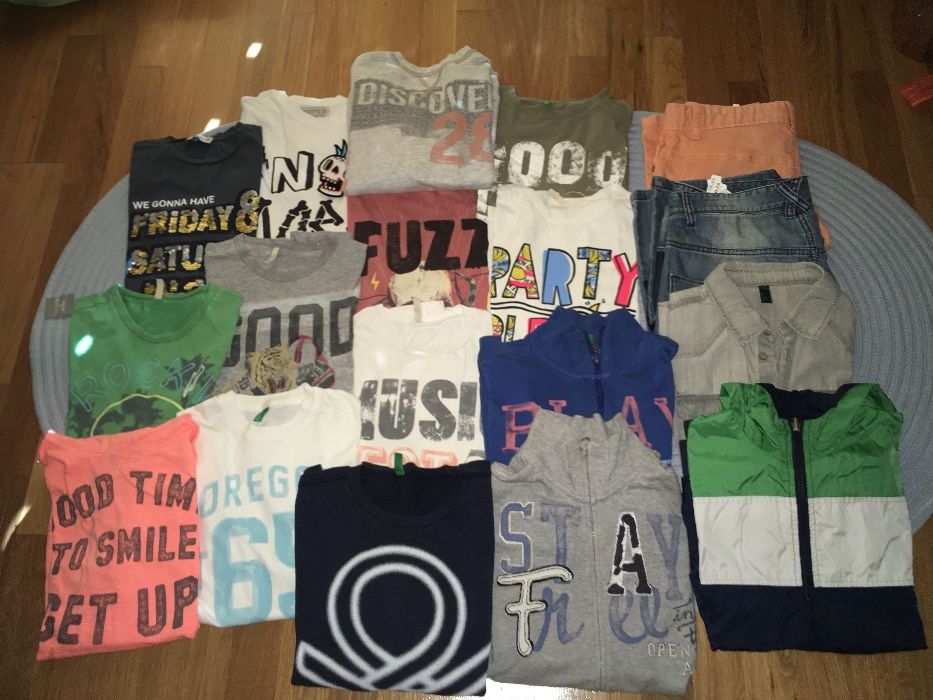 Vendo lote roupa Benetton menino 10/11