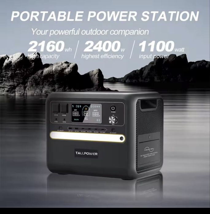 TALLPOWER V2400 — портативна зарядна станція в Наявності