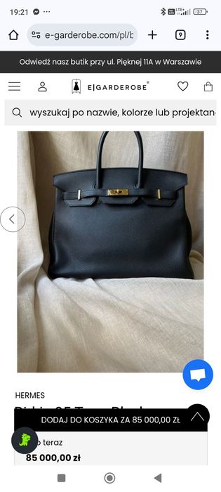 Na sprzedaż Torba Hermes
