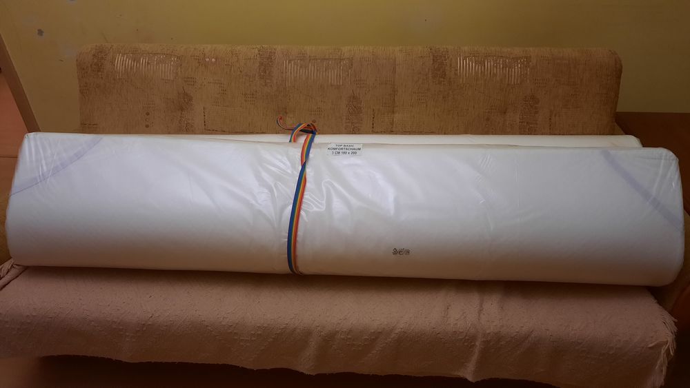 top materac basic comfortshaum 3 cm 180x200