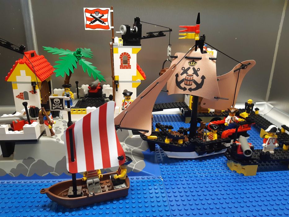 Nowe drukowane żagle LEGO Pirates 6277 Imperial Trading Post