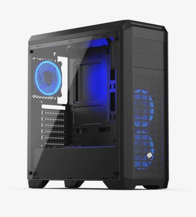 Odbudowa komputerowa SilentiumPC Regnum RG4T RGB Pure Black szkło