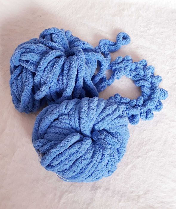 Włóczka "szenilowa".