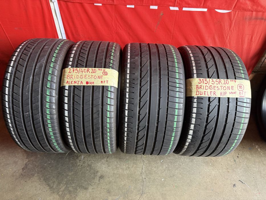 Pneus RFT 275/40/20 + 315/35/20 Bridgestone Impecaveis