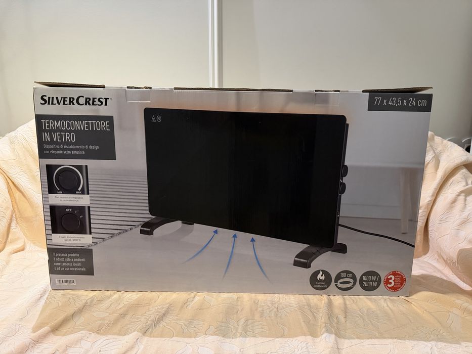 SILVERCREST SGH 2000 B3 – Termoconvector de Vidro 2000W