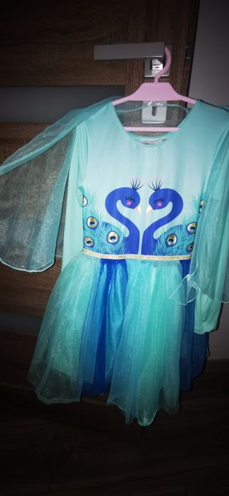 Strój na bal karnawałowy księżniczka łabędzie  122/128 H&M