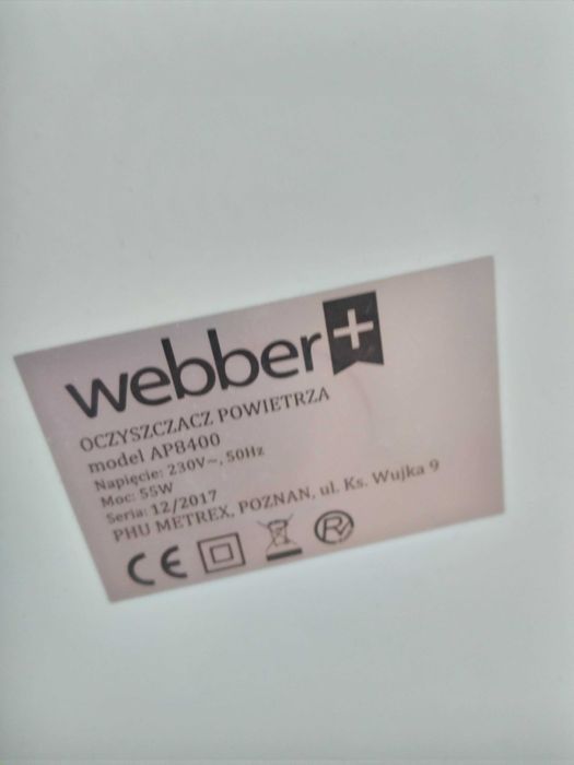 Oczyszczacz powietrza WEBBER AP8400
