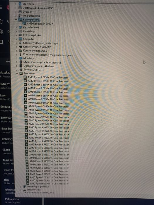Komputer DO GIER  Ryzen 9 5950X/ RX 9060 XT 16GB/ 64GB RAM/DYSK 2TB