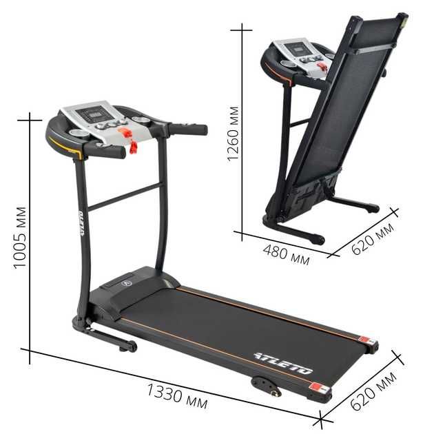 ‼️ Бігова Доріжка Беговая дорожка Електрична для Дому Atleto  АКЦІЯ ‼️