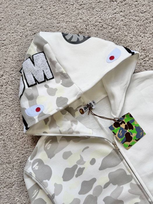 Зип худи Bape Shark фосфорное 2026
