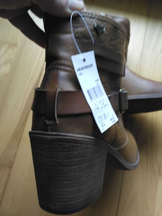 Nowe botki damskie 40 roxy buty obuwie na wiosnę na jesień za kostkę
