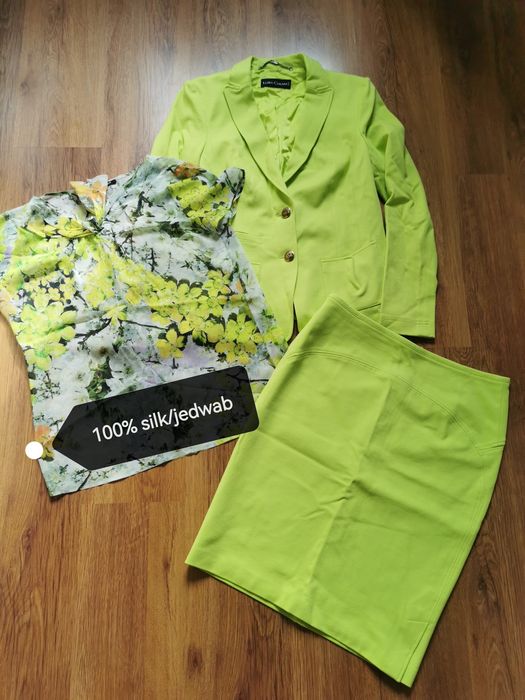 Garsonka garnitur silk jedwab komplet dobry skład