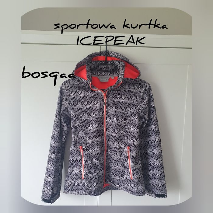 Icepeak kurtka 152  sportowa z polarkiem 146- 164 softshell outdoor
