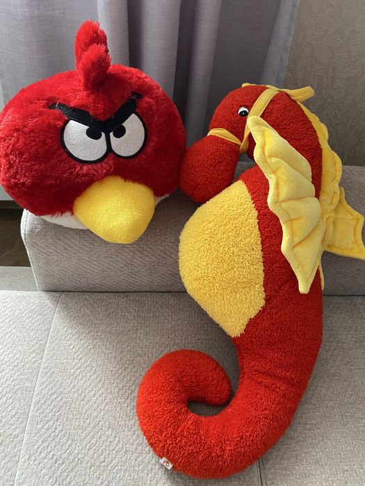 Мʼякі іграшки  Angry Birds Морський коник набір